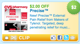 tylenol precise cream printable coupon