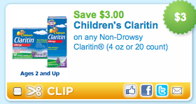 children's claritin coupon and deals