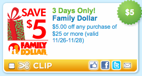 family dollar coupon