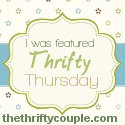 I was featured at Thrifty Thursday Link Up