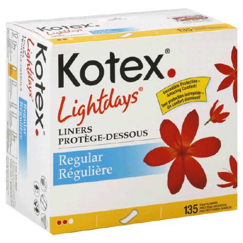 Kotex liners coupon free