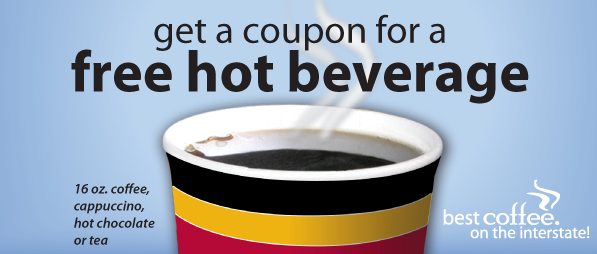 free drink at pilot travel centers