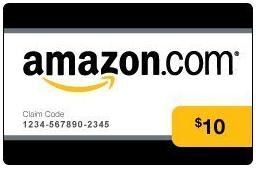 $10 Amazon.com gift card