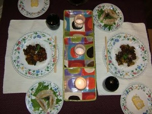 wanchai ferry dinner spread