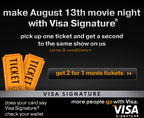 visa movie tickets