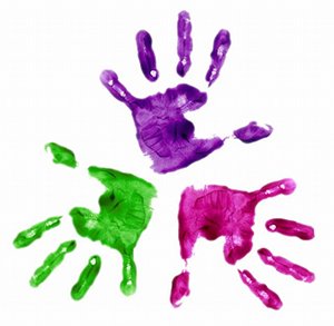 kids handprints