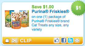 friskies cat treats coupon