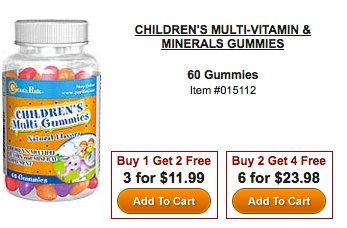 kids' multi vitamin gummy