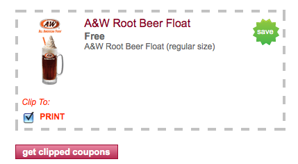 red plum coupon for aw rootbeer