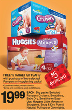 target weekly ad september 19 2010 diapers