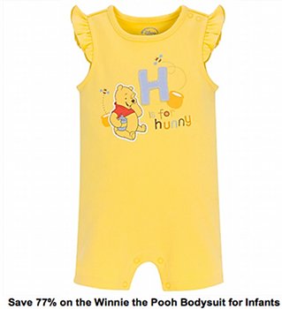 winnie the pooh body suit clearance from the disney store