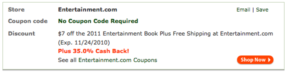 entertainment book november 24 deal
