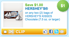 hershey's kisses coupon