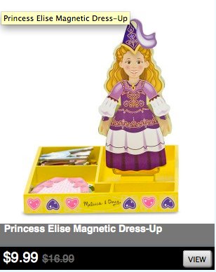 melissa and doug magnetic dress up doll