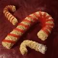 candy cane rice krispies