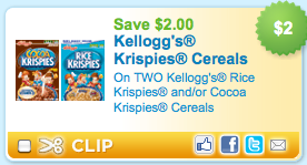 kellogg's rice krispies cereal