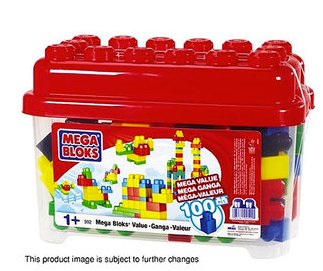 mega blocks 100 piece set