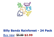 Silly Bandz Rainforest - 24 Pack