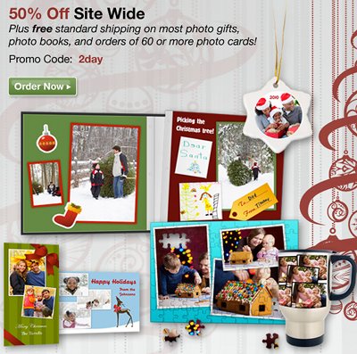 seehere 50 percent off site wide sale december 2010