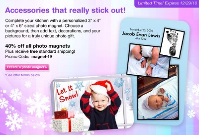 seehere photo magnets december promo