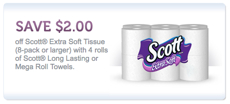 2 00 Off Scott Toilet Paper Or Paper Towels Coupon The Thrifty Couple