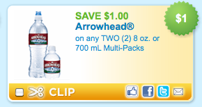arrowhead water coupon