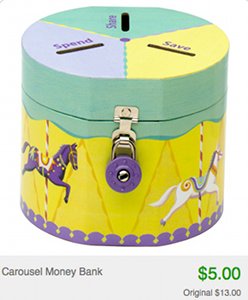 spend save give money bank