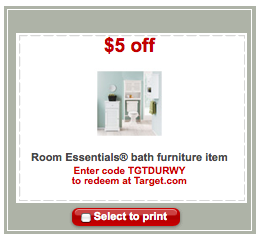 target bath furniture items