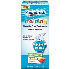 aquafresh training toothpaste