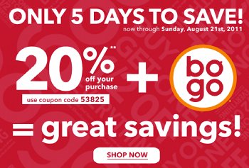 payless sale august 2011