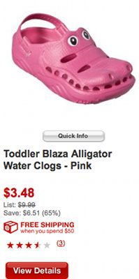 target girls shoes clearance clogs