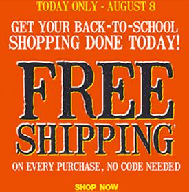 The Children's Place August 8 free shipping