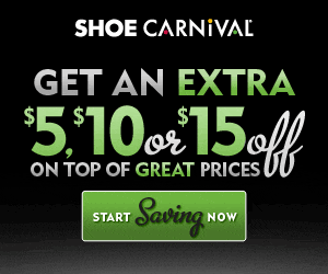 Shoe Carnival Printable Coupon for up to $15 Off Including Sale and