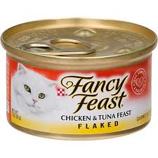 fancy feast cat food can