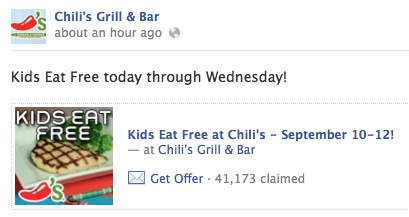 Restaurant Freebies This Week Kids Eat Free At Chili S And Olive