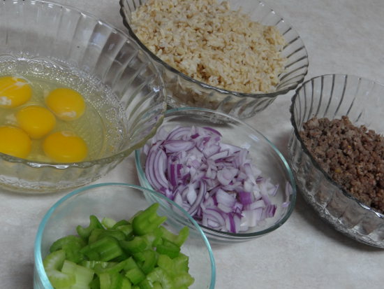 ingredients-for-breakfast-rice-savory