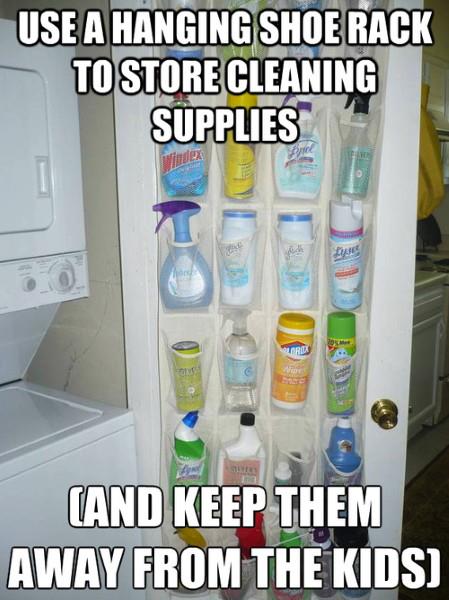 shoe-rack-cleaning-supplies