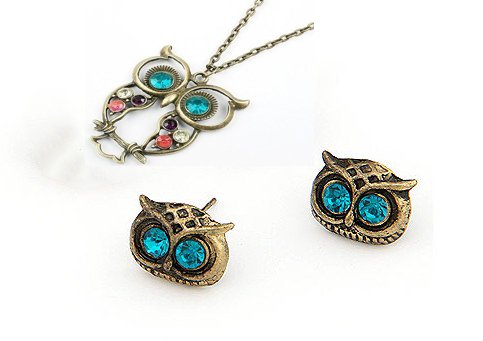 owl-necklace-earring-set
