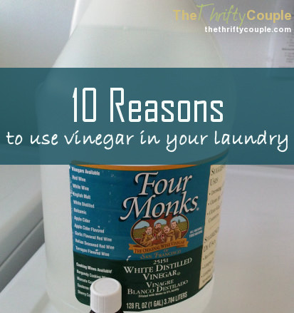 use vinegar in your laundry