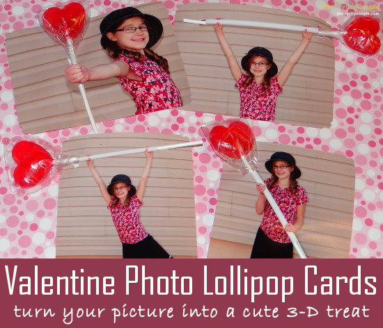 Valentine Photo Lollipop Card Idea: Turn Your Picture into a Cute 3-D Treat
