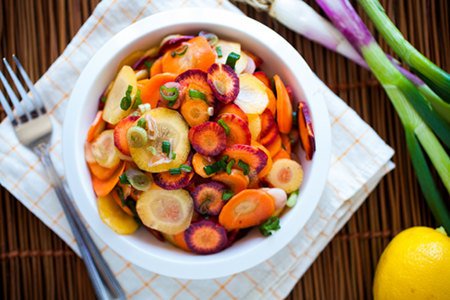 15 - Crepes of Wrath - Rainbow Carrot Salad-sm