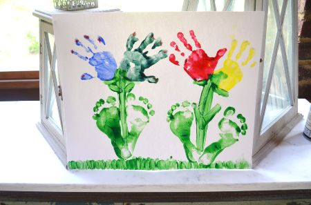 06 - Domestic Superhero - Handpring Flower Painting