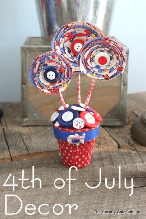 06 - The Country Chic Cottage - Americana Centerpiece