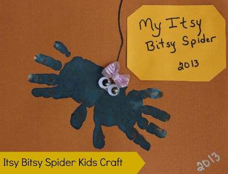 09 - Sisters Saving Cents - Handprint Itsy Bitsy Spider