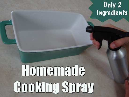 homemade cooking spray