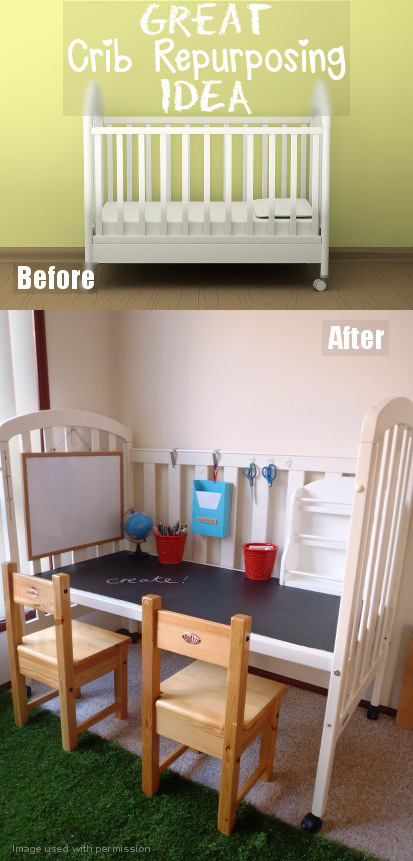 great-crib-repurposing-idea