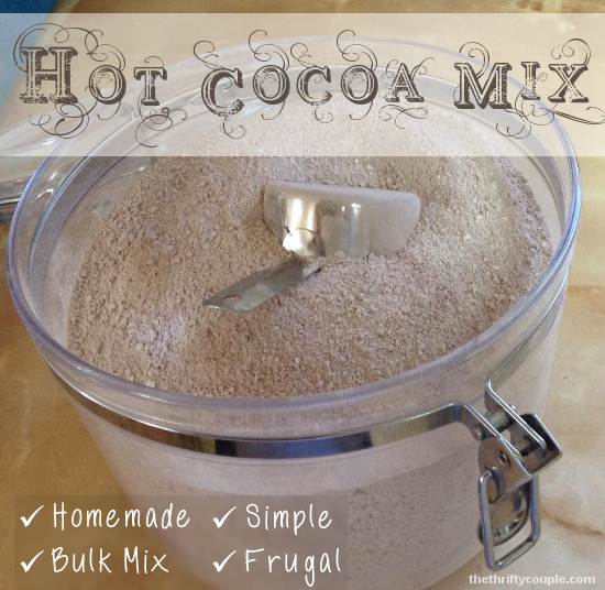 Homemade Bulk Hot Cocoa Mix