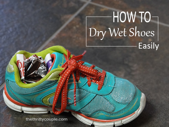 How To Dry Wet Shoes Easily and Perfectly with Newspaper - The Thrifty  Couple