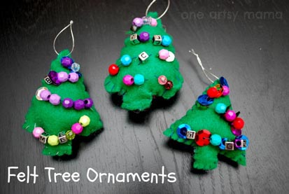 10---One-Artsy-Mama---Handmade-Holiday-Trees