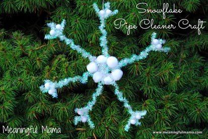 13---Meaningful-Mama---Pipecleaner-Snowflake-Ornament